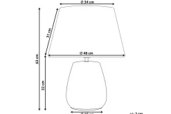 Spargi Bordlampe 63 cm E27