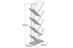 Spearin Bokhylle 46 cm