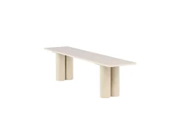 Spisebenk Olivia 40x180x45 cm Hvit