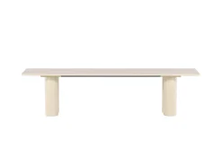 Spisebenk Olivia 40x180x45 cm Hvit