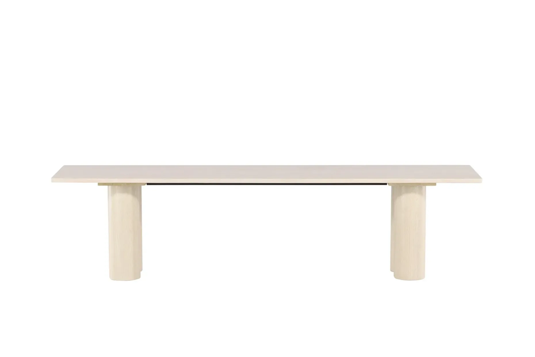 Spisebenk Olivia 40x180x45 cm Hvit