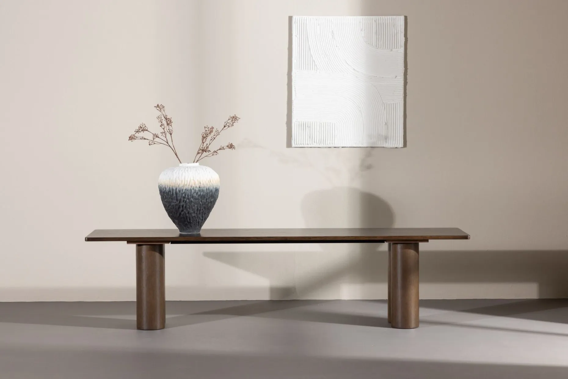 Spisebenk Olivia 40x180x45 cm Mokka