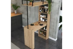 Spisebord Beloumont Valnøtt / Svart