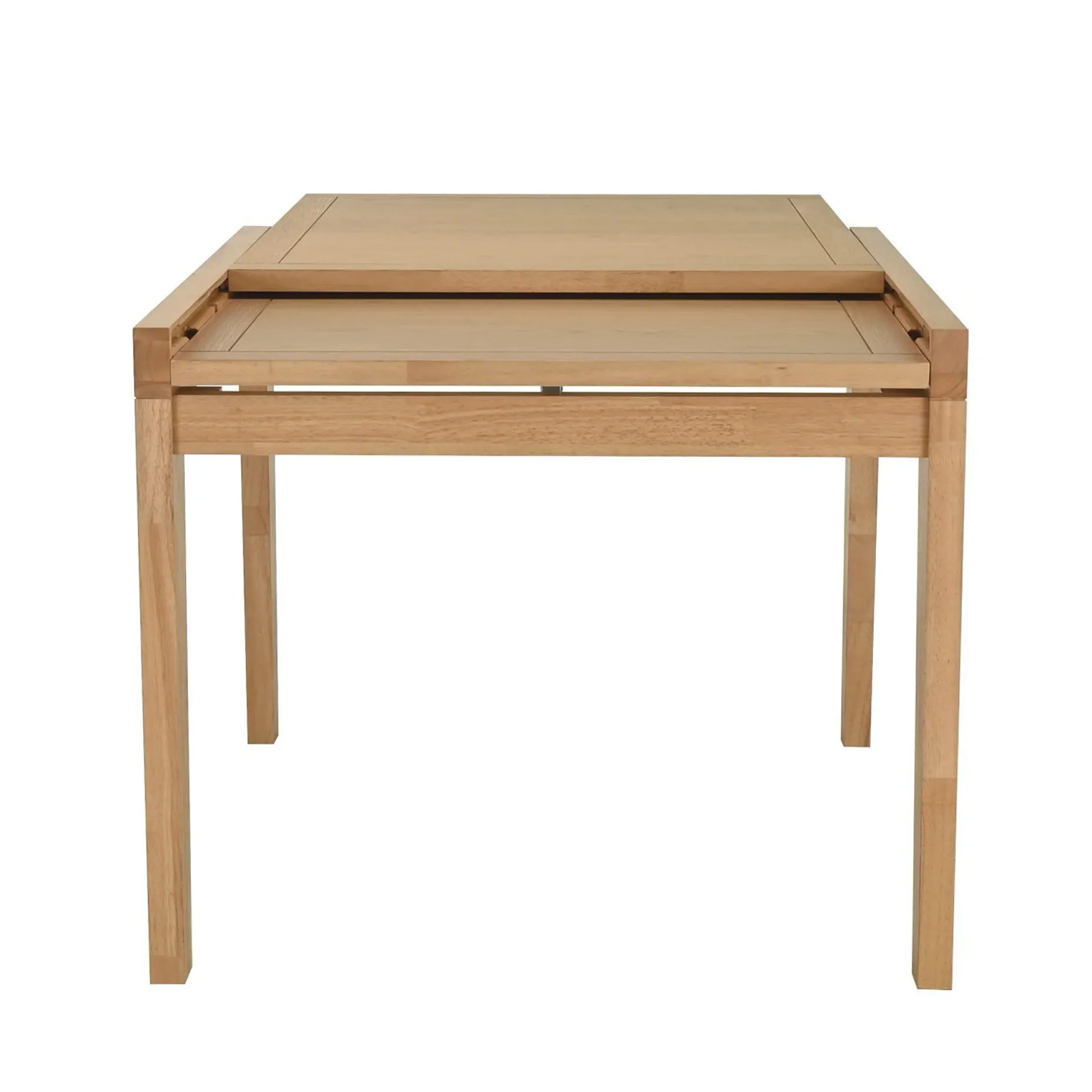 Spisebord HOME4YOU Bowen 90+90x90x76 cm Eik