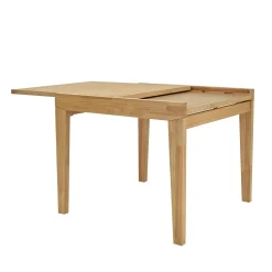 Spisebord HOME4YOU Bowen 90+90x90x76 cm Eik