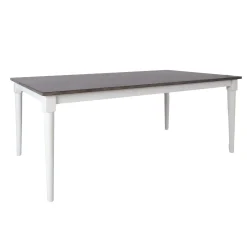 Spisebord HOME4YOU Janelle 183x91x75 cm grå/hvit