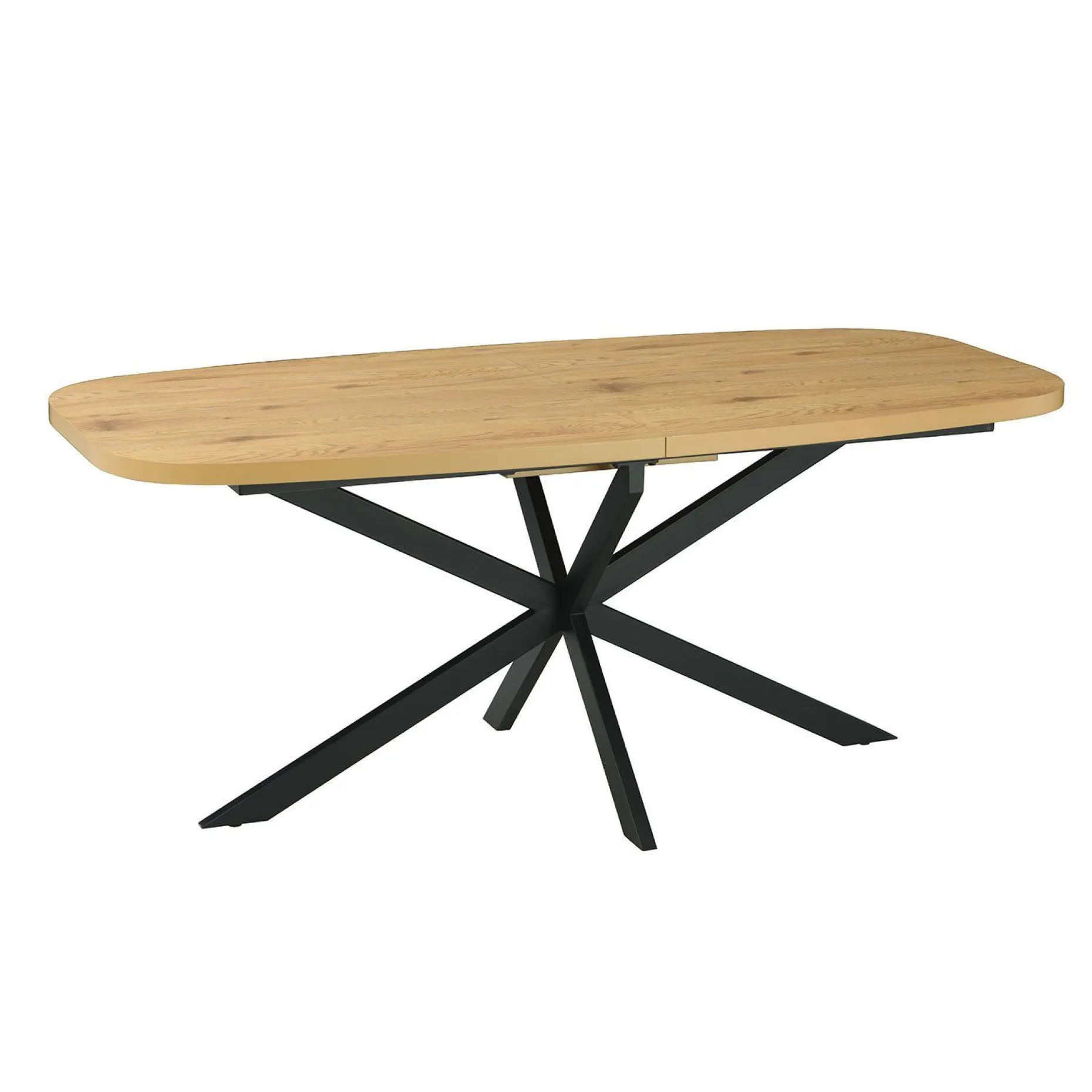 Spisebord HOME4YOU Ramona 180/220x90x75 cm Lyst tre