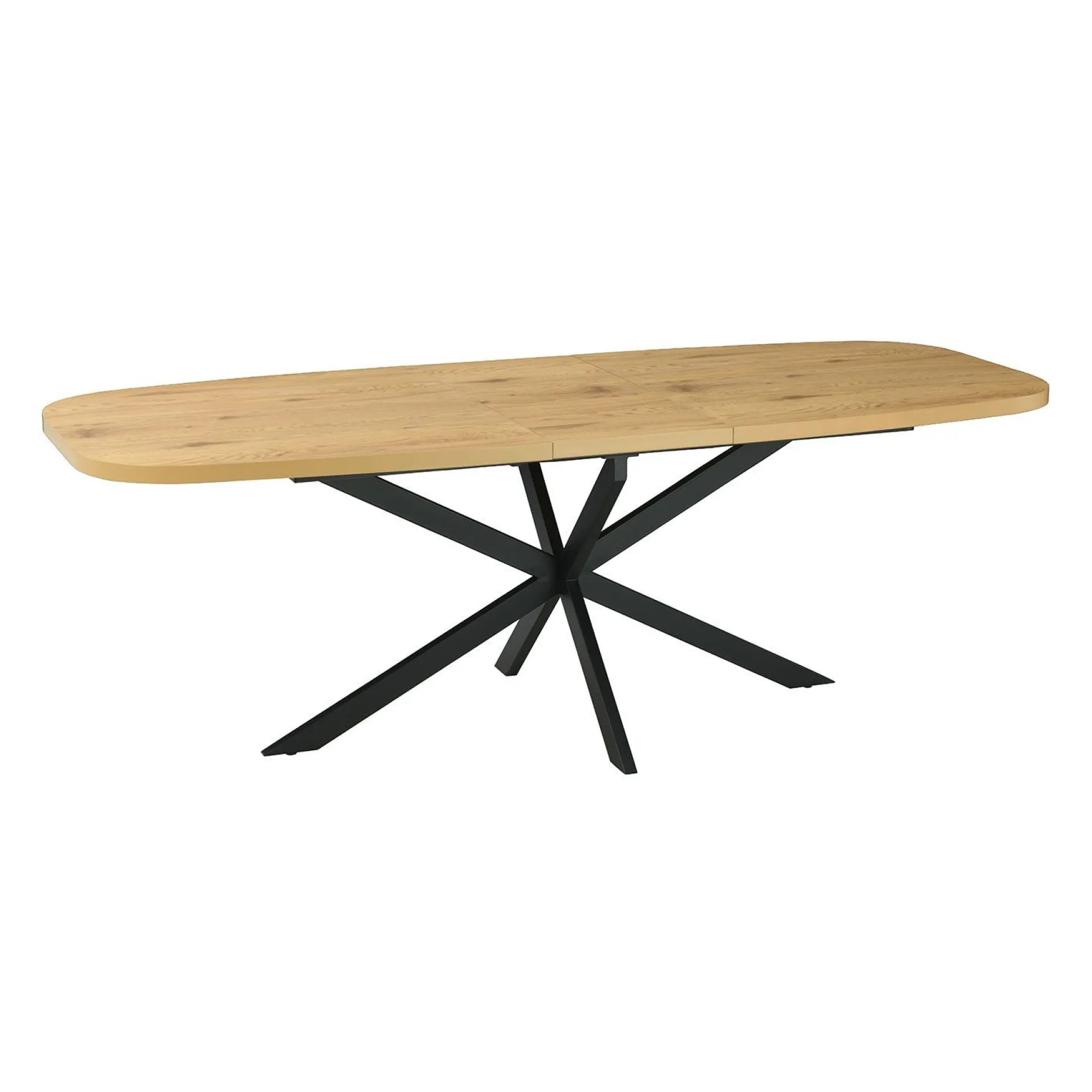 Spisebord HOME4YOU Ramona 180/220x90x75 cm Lyst tre