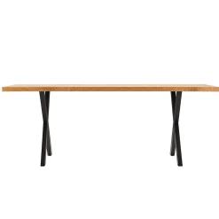 Spisebord HOME4YOU Rowan 200x90x75 cm Fiskebensmønstret eik