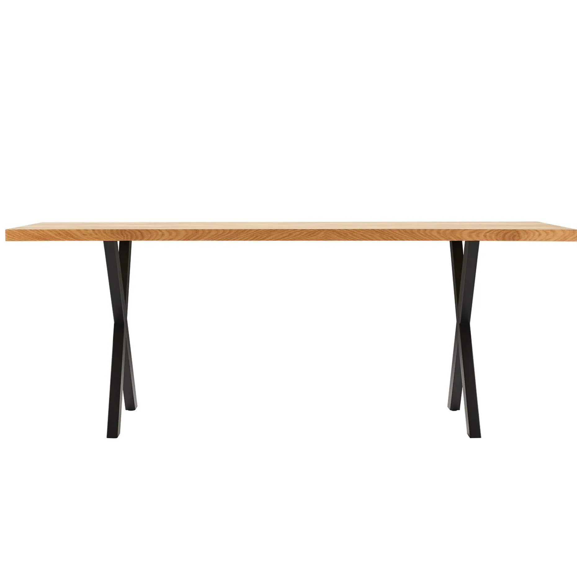 Spisebord HOME4YOU Rowan 200x90x75 cm Fiskebensmønstret eik
