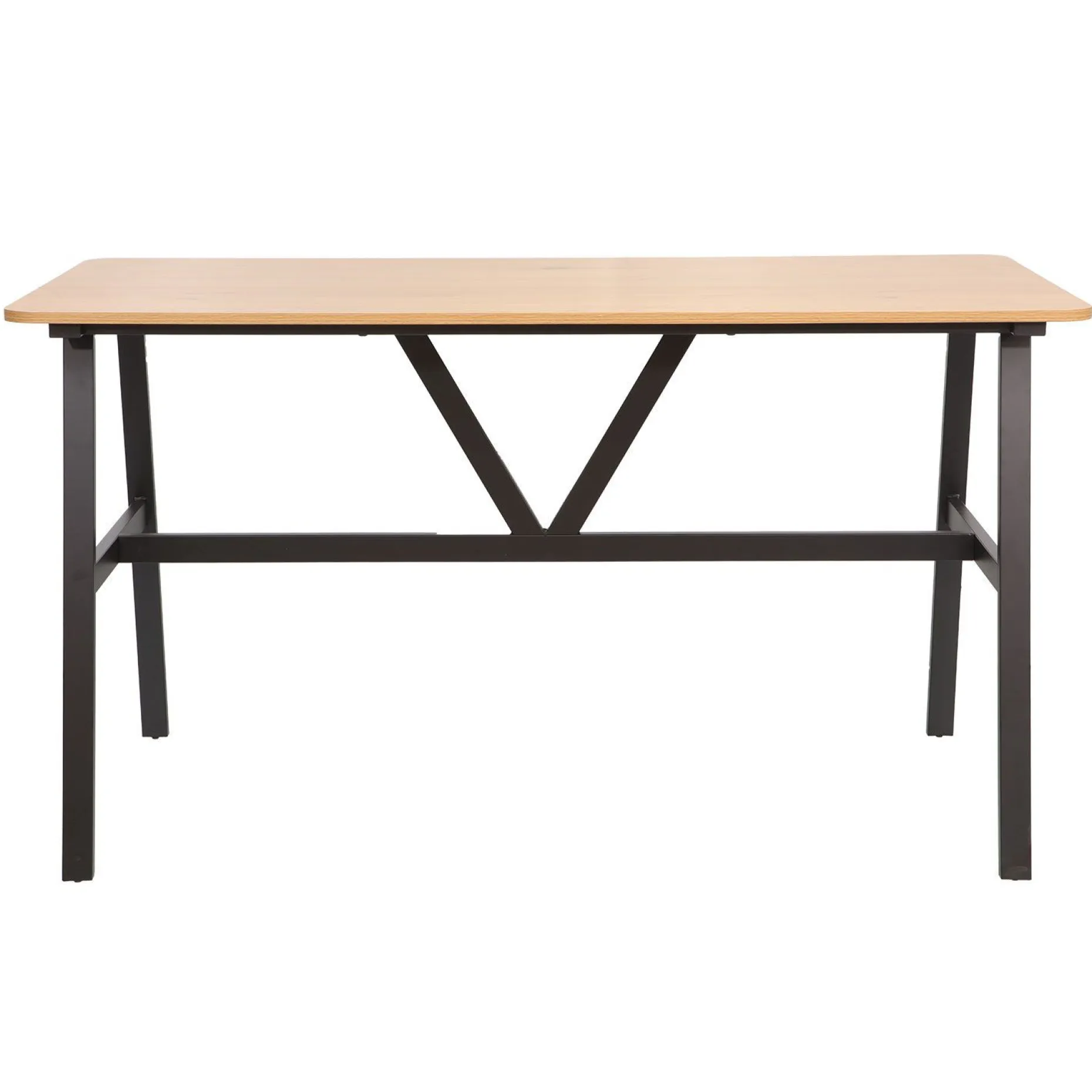 Spisebord HOME4YOU Svea 140x70x76 cm Ask/Svart