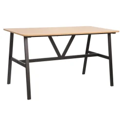 Spisebord HOME4YOU Svea 140x70x76 cm Ask/Svart