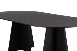 Spisebord Venture Home Bootcut spisebord 230x115x75 cm ovalt Black