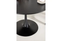Spisebord Venture Home Glade spisebord 100x74 cm rundt Black