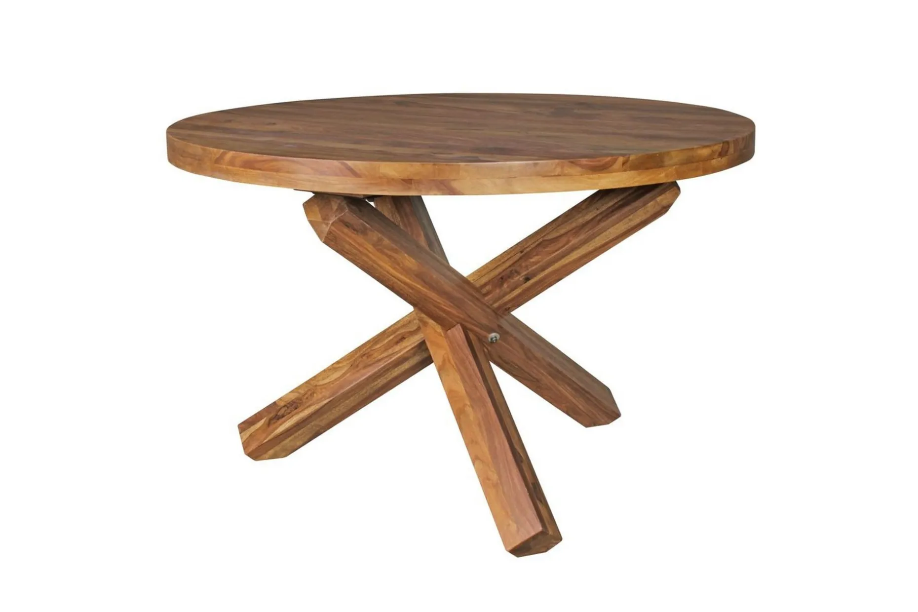 Spisebord Wohnling Rund 120 cm heltre landlig stil Rosentre