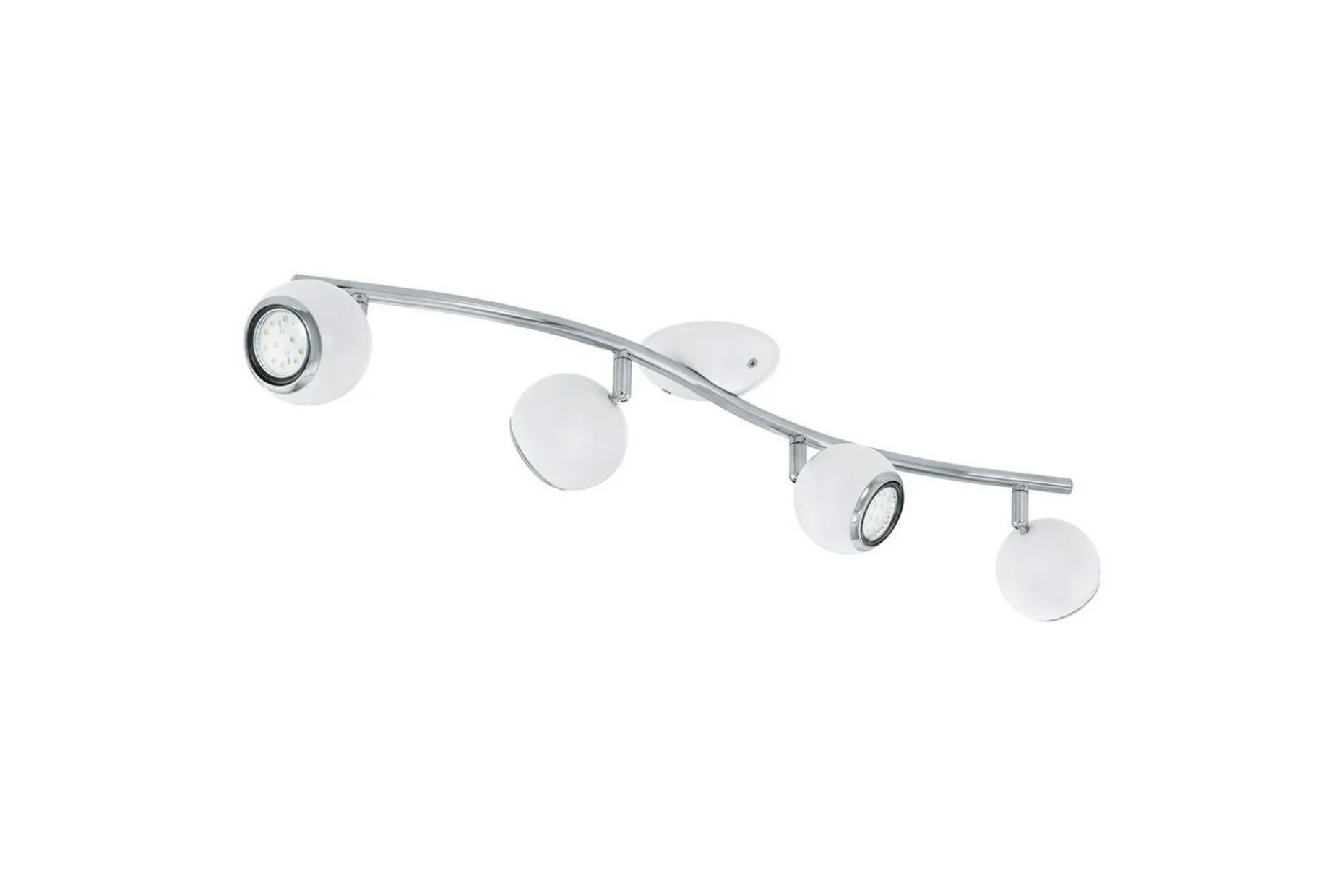 Spotlight Eglo Bimeda med 4 Lamper Hvit, Krom