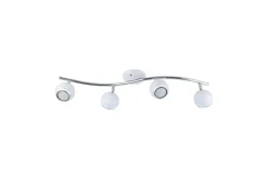 Spotlight Eglo Bimeda med 4 Lamper Hvit, Krom