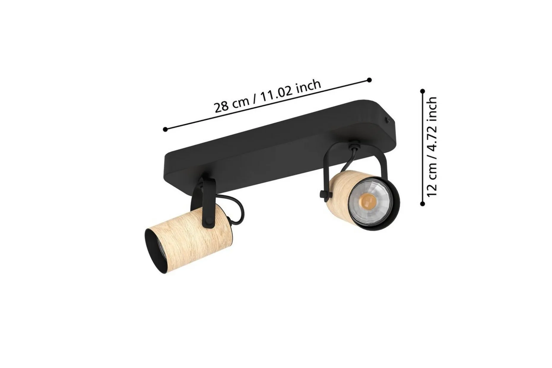 Spotlight Eglo Cayuca med 2 lamper