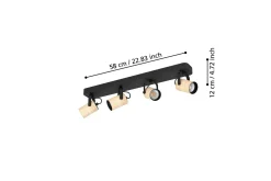 Spotlight Eglo Cayuca med 4 lamper