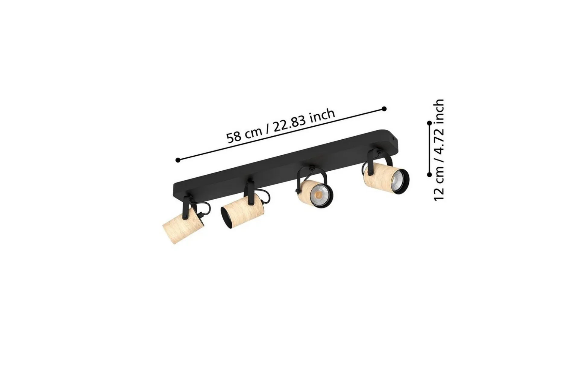 Spotlight Eglo Cayuca med 4 lamper