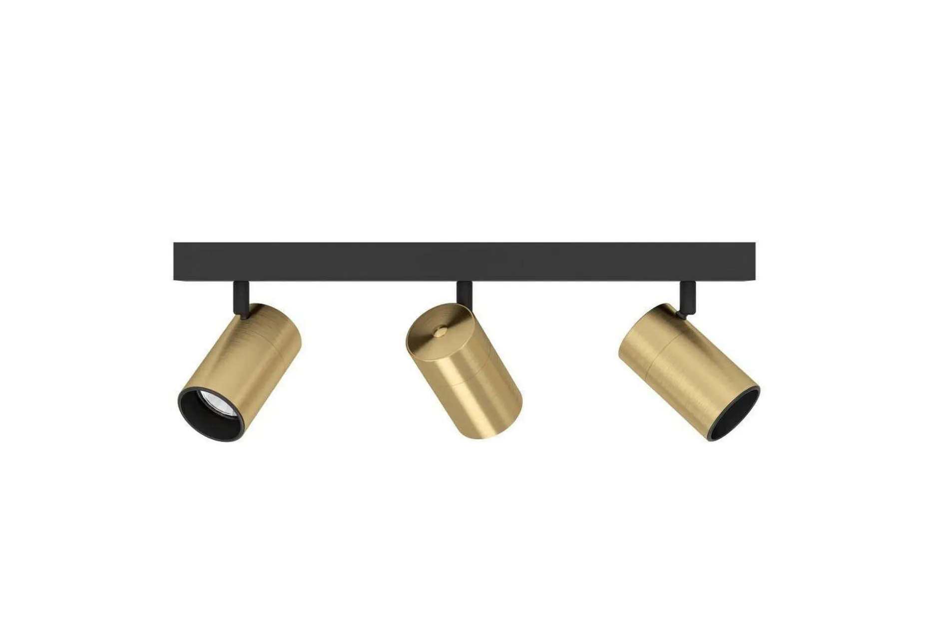 Spotlight Eglo Cumaribo Svart/Messing 3 lamper