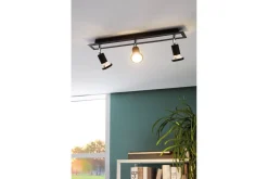 Spotlight Eglo Sarria med 3 Lamper Svart, Krom