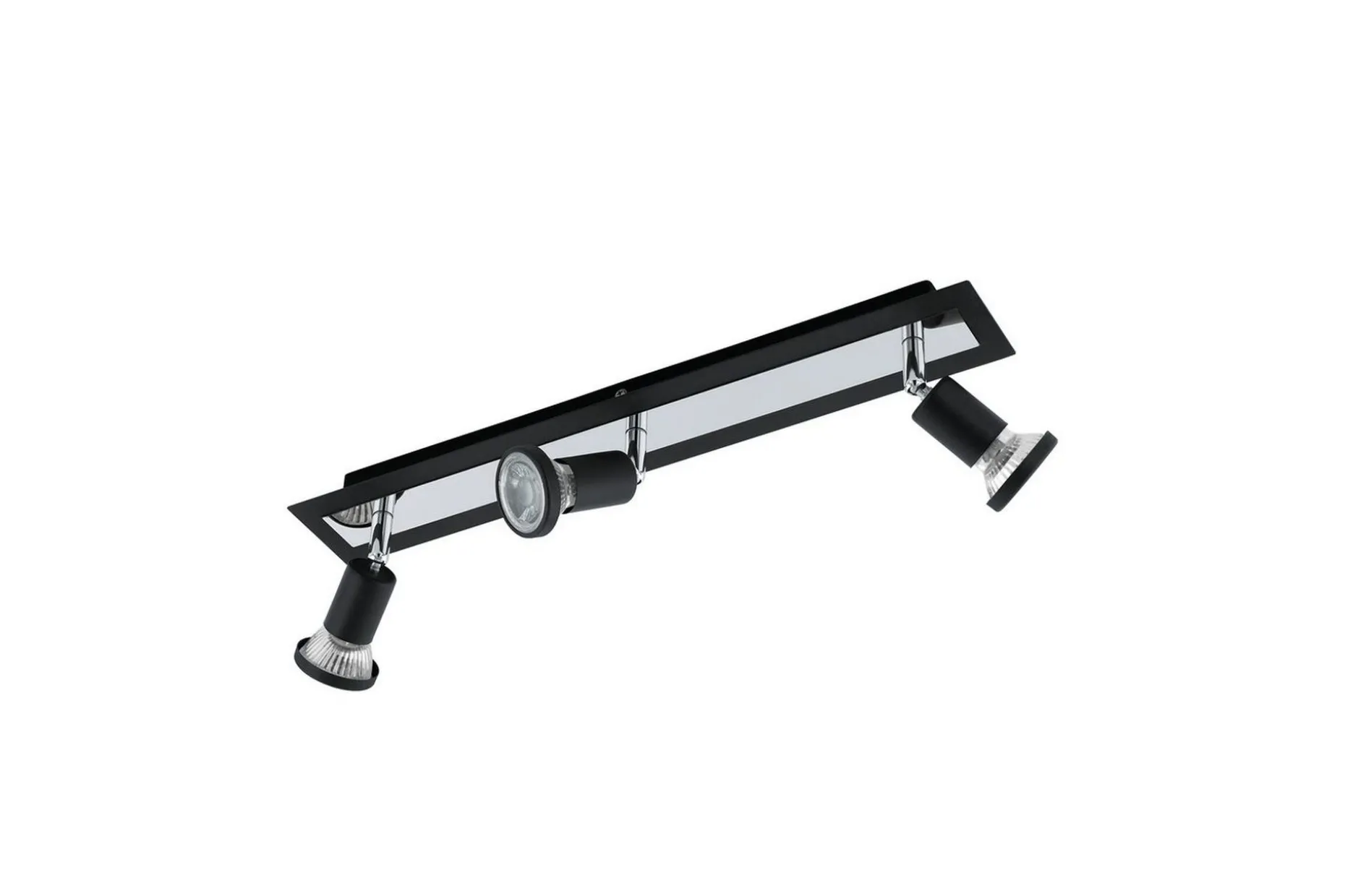 Spotlight Eglo Sarria med 3 Lamper Svart, Krom