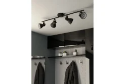 Spotlight Eglo Seras med 4 Lamper Svart