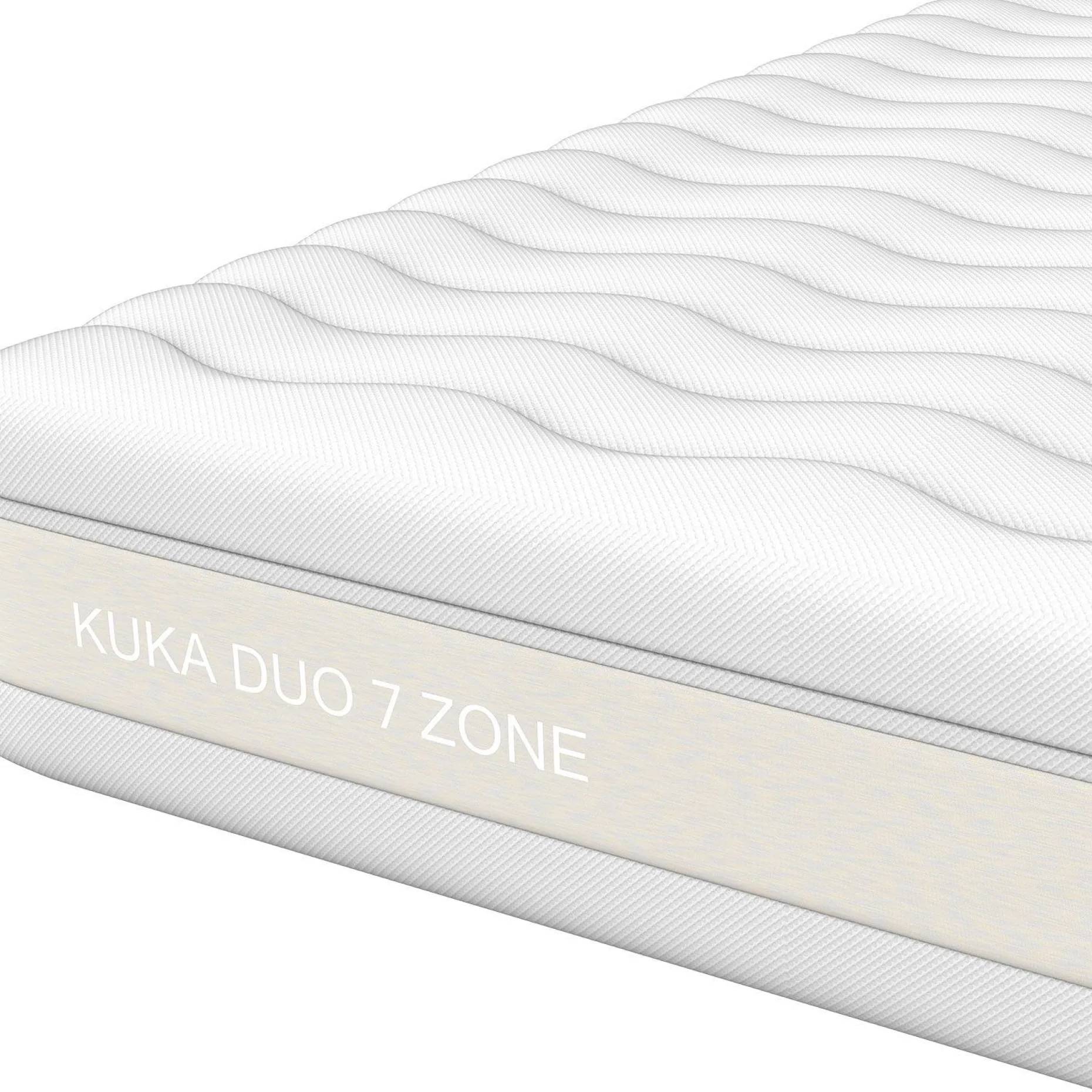 Springfjærmadrass Kuka Duo 7 soner 180x200x23 cm