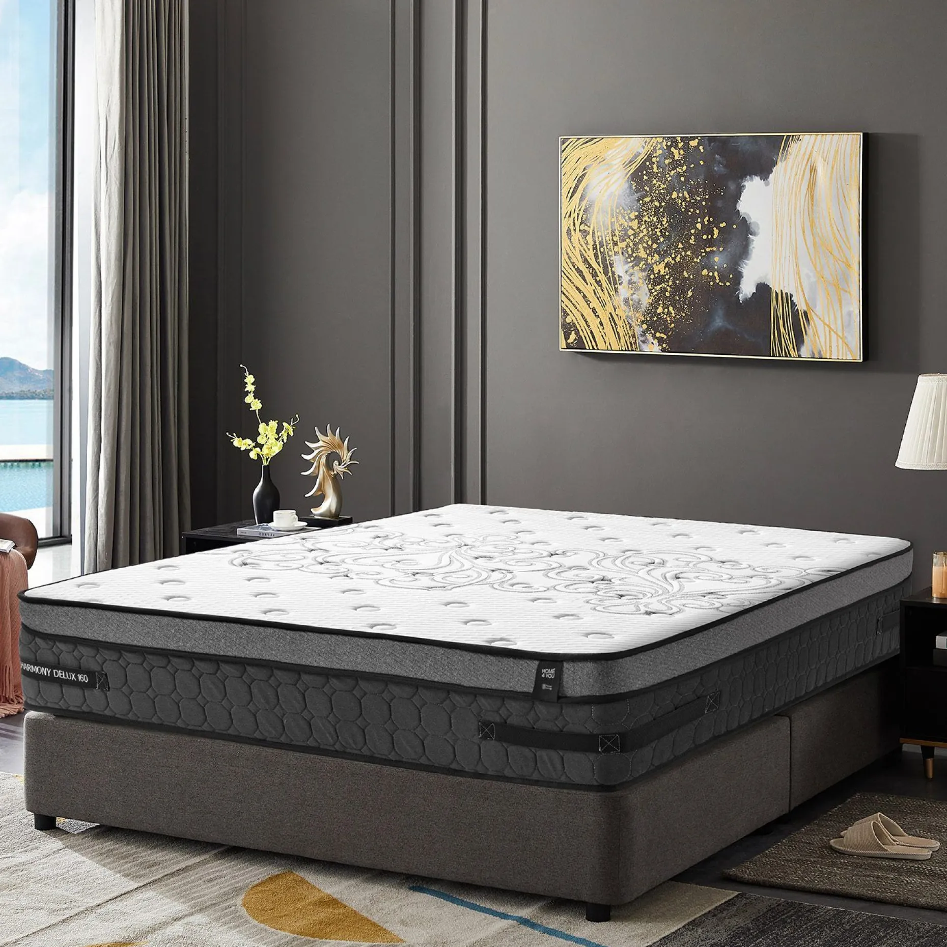Springmadrass HOME4YOU Harmony Delux 180x200x30 cm