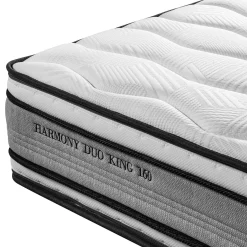 Springmadrass HOME4YOU Harmony Duo King vendbar 180x200x30 cm