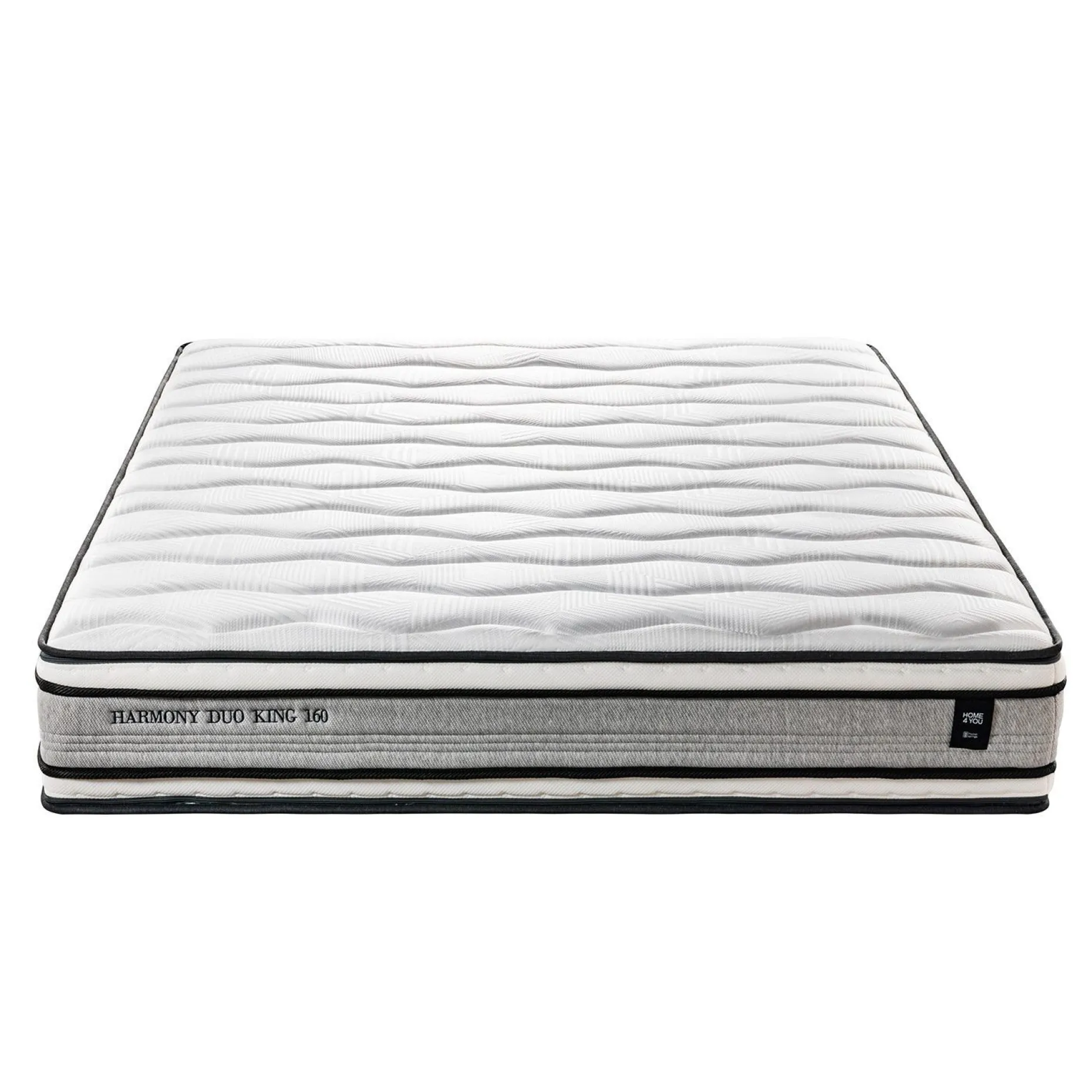 Springmadrass HOME4YOU Harmony Duo King vendbar 180x200x30 cm