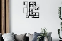 Squares Metal Decor Veggdekor