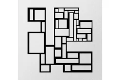 Squares Metal Decor Veggdekor