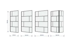 Sörby Dusjvegg 140x195 cm