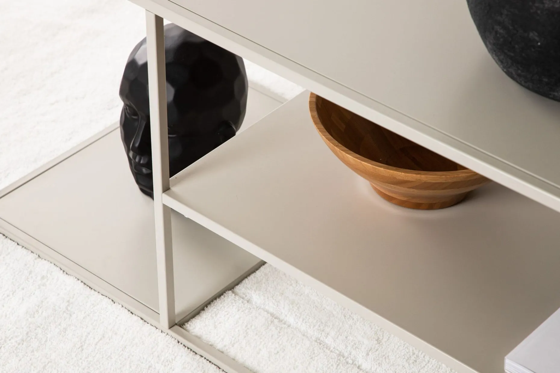Staal Sofabord 120 cm