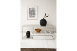 Staal Sofabord 120 cm