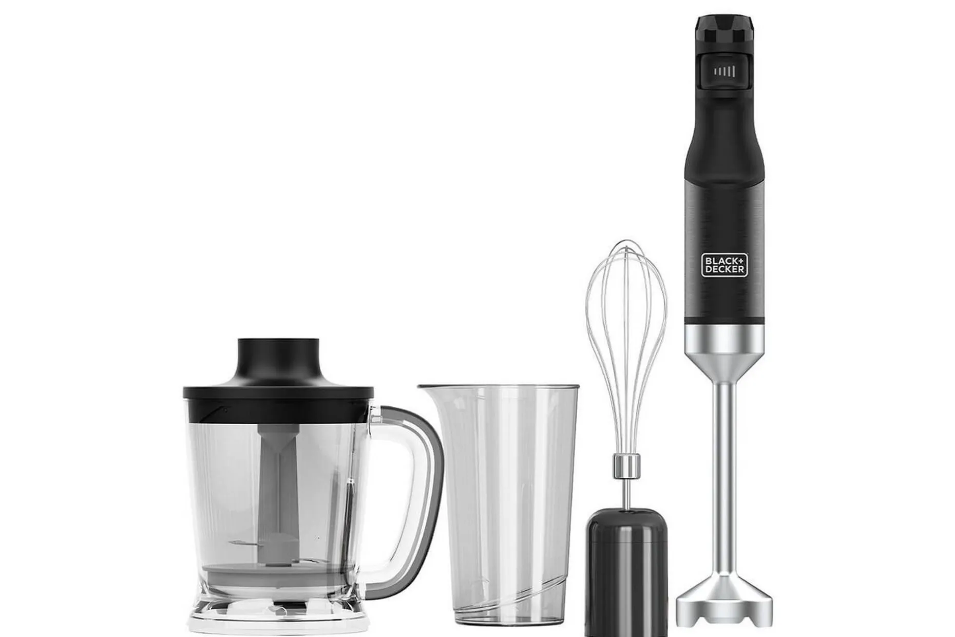 Stavmiksersett Black+Decker Svart 1500W