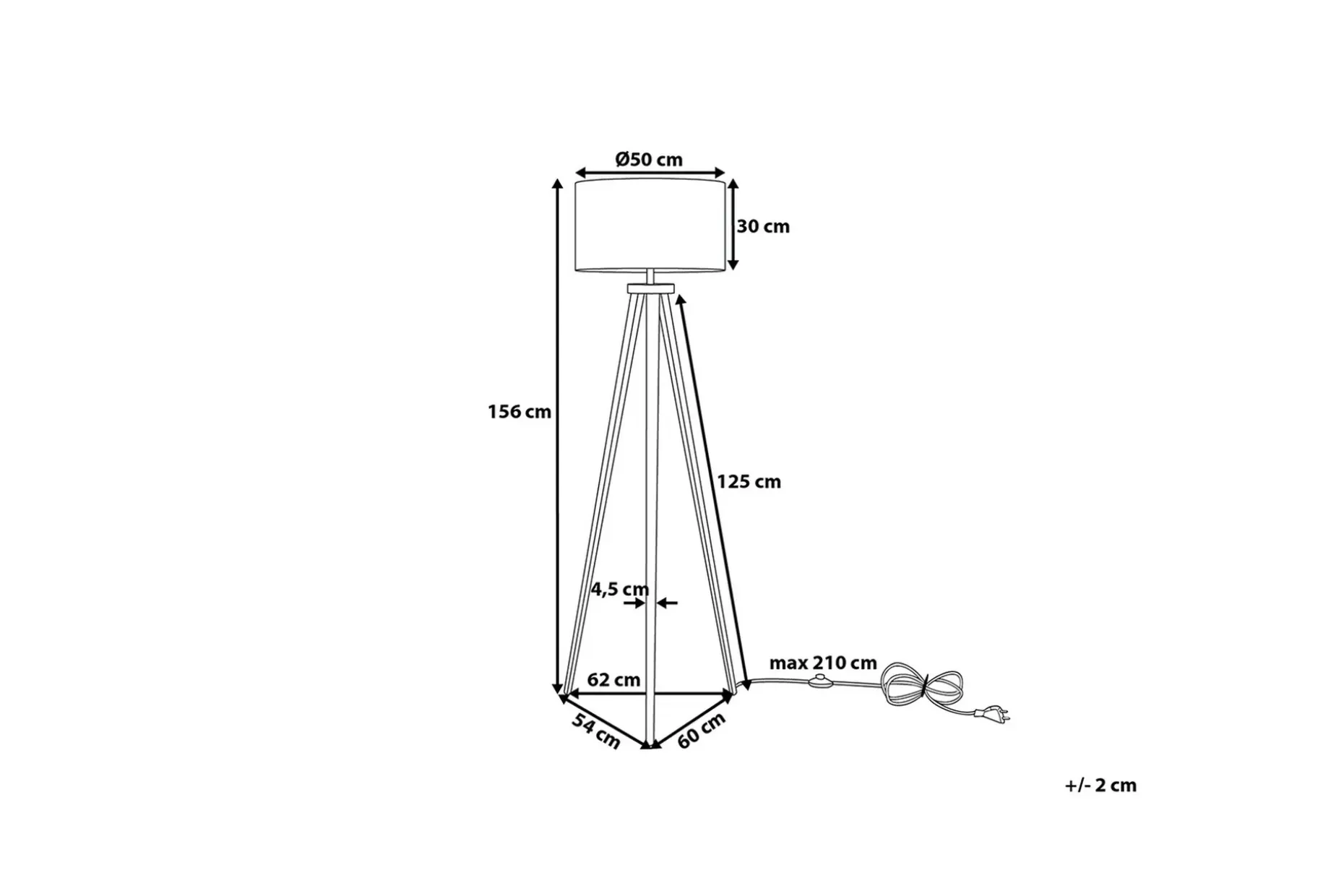 Stiletto Gulvlampe 156 cm
