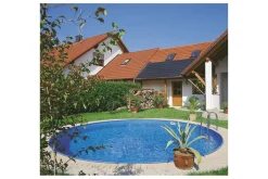 Stålveggspool Planet Pool Premium Rund Ø 3,5 m, Persia Blå, 1,5 m