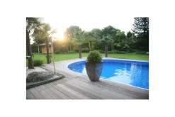 Stålveggspool Planet Pool Premium Oval 6 x 3,2 m, Persia Grå