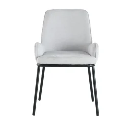 Stol HOME4YOU Darcy gråhvit