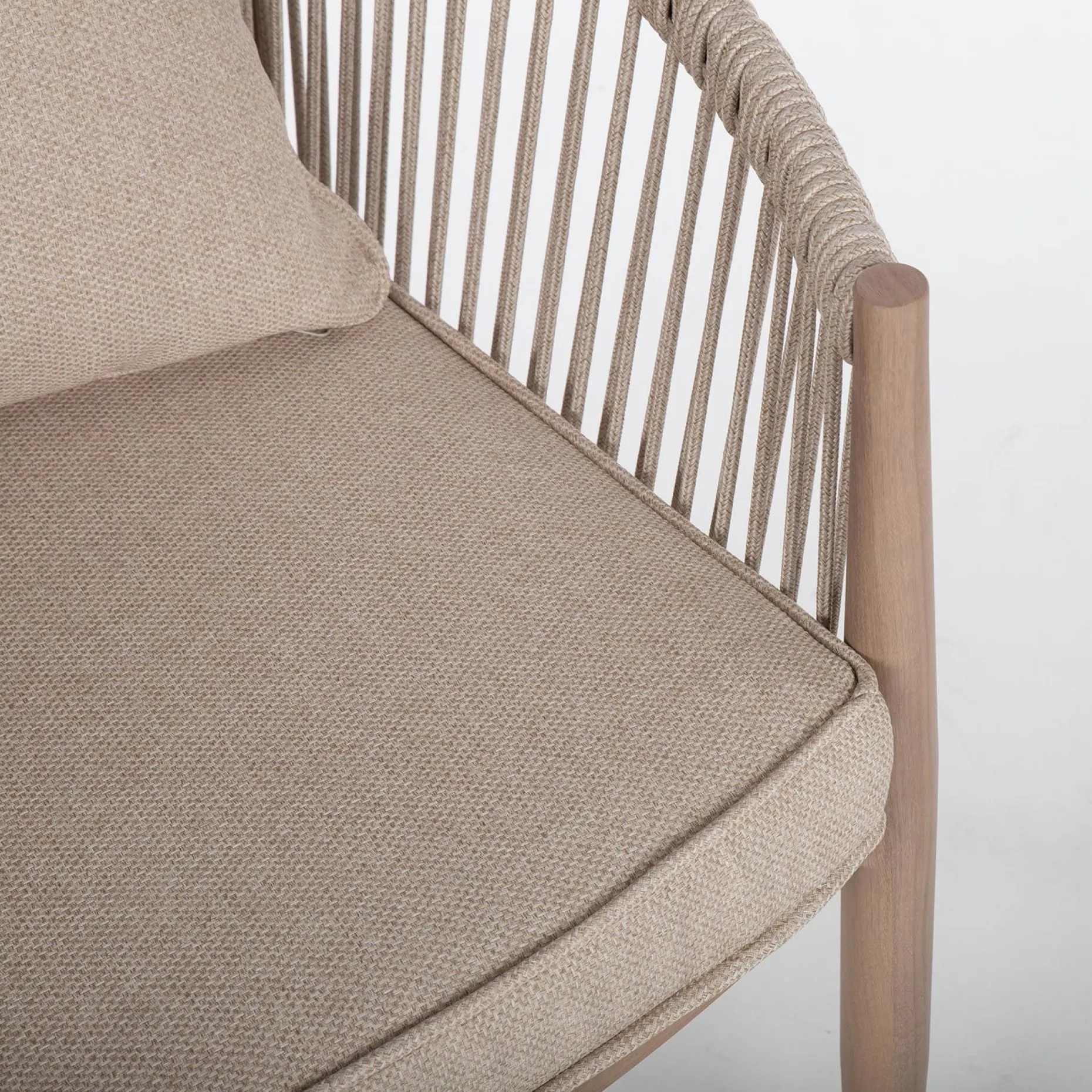 Stol HOME4YOU Medina 62x60x74 cm beige