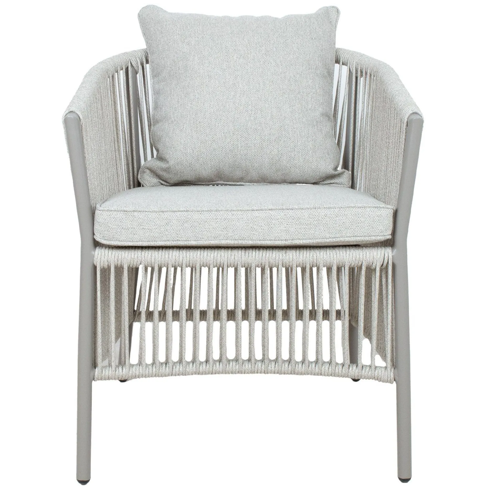 Stol HOME4YOU Silva gråbeige
