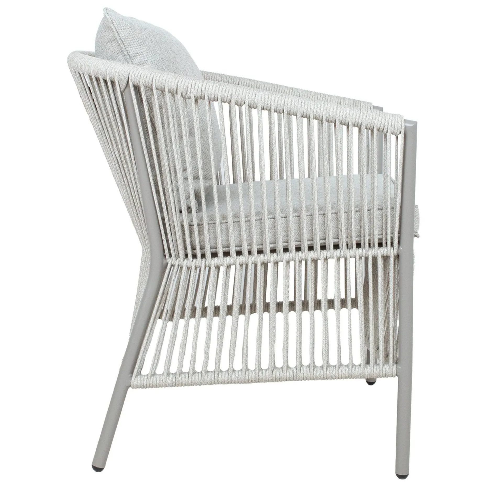 Stol HOME4YOU Silva gråbeige