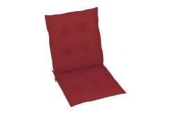 Stolsdynor för trädgården 4 st grå 100x50x3 cm Be Basic Wine red 100x50x3 cm