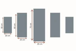 Stort lerretsbilde i 5 deler 105x70 cm - Verdenskart i metallisk stil