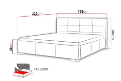 Strandrud Seng 140x200