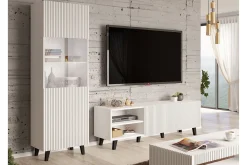 Strontian Möbelset För Vardagsrum Scandinavian Choice White
