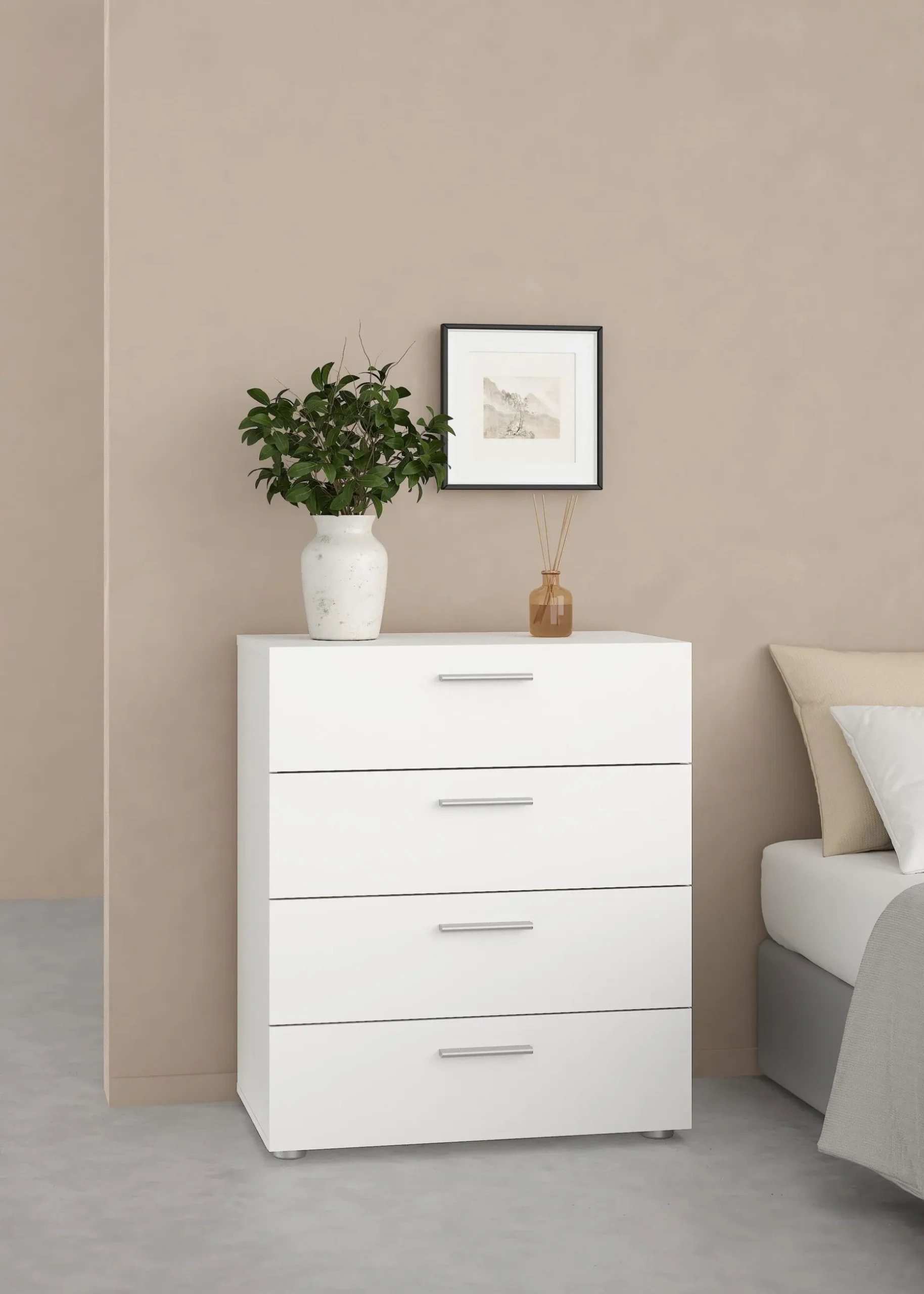 Suntia Kommode med 4 skuffer 70x40x82 cm